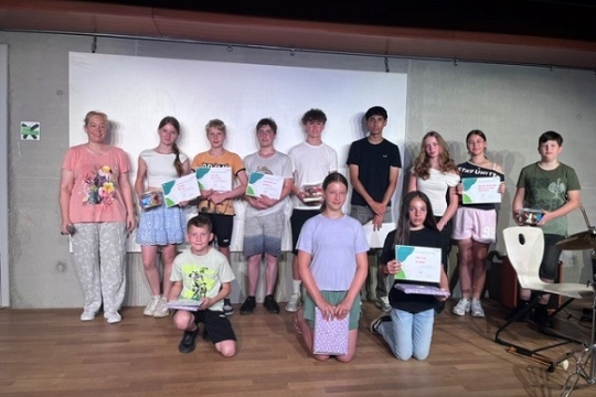 Schülerehrungen an der Hessenwaldschule